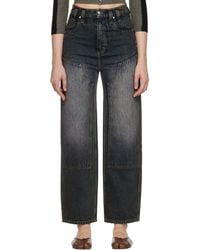 Eckhaus Latta - Double Knee Baggy Jeans - Lyst