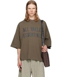 Fear Of God - Khaki Merch T-Shirt - Lyst