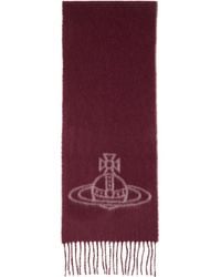 Vivienne Westwood - Burgundy Double Face Scarf - Lyst