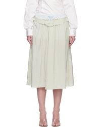 Maison Margiela - 'Anonymity Of The Lining' Midi Skirt - Lyst