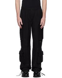 Givenchy - Black Paneled Cargo Pants - Lyst