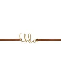Chloé - Tan 'The Iconic' Small Belt - Lyst
