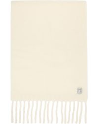 TOTEME - Off Fuzzy Scarf - Lyst