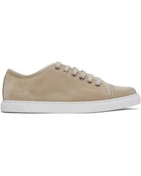 Lanvin - Dbb1 Suede & Patent Leather Sneakers - Lyst
