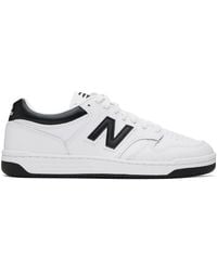 New Balance - Baskets 480 blanc et noir - Lyst