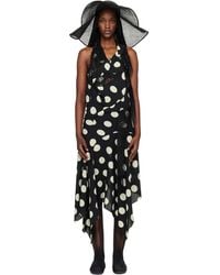 Junya Watanabe - Printed Lace Halter Midi Dress - Lyst