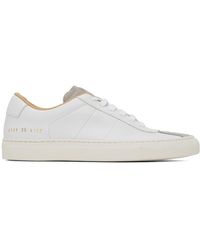 Common Projects - Baskets court classic blanches - Lyst
