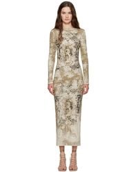 Jean Paul Gaultier - 'The Médaillon' Cotton Maxi Dress - Lyst