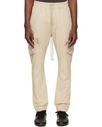 Rick Owens - Temple Mastodon Cargo Leather Pants - Lyst