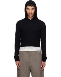 Rick Owens - Tower Cropped Hoodie - Lyst