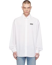 Versace Jeans Couture - Piercing Relaxed-fit Shirt - Lyst