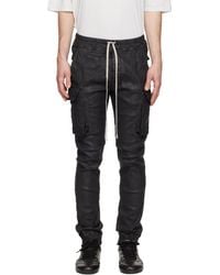 Rick Owens - ブラック Temple Mastodon Cut デニム カーゴパンツ - Lyst