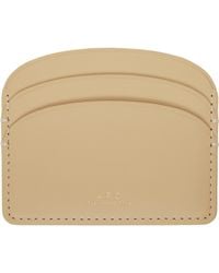 A.P.C. - Demi-Lune Card Holder - Lyst