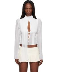GUIZIO - Ara Long Sleeve Blouse - Lyst