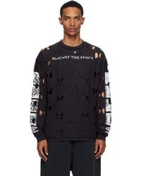 Umbro - T-Shirt À Manches Longues 'Against The Fence' Noir - Lyst