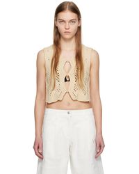 OPEN YY - Argyle Vest - Lyst