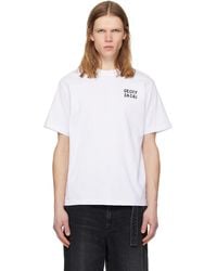 Sacai - 'Geoff Embroidery T-Shirt - Lyst
