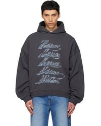 we11done - Multi-Logo Hoodie - Lyst