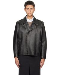 The Row - Catilina Leather Jacket - Lyst
