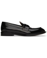 Alexander McQueen - Black Leather Loafers - Lyst