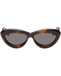Loewe - Tortoiseshell Cat-eye Sunglasses - Lyst