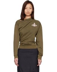 Vivienne Westwood - Khaki Ls Hebo Sweatshirt - Lyst