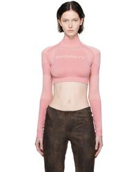 MISBHV - Pink Cropped Sport Top - Lyst