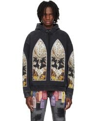 【関税込み】Who Decides War ブラック Matrimony フーディ Who Decides War Matrimony stained-glass Hoodie | Black