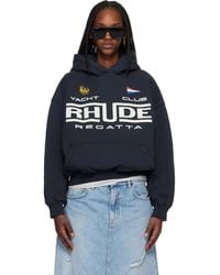 Rhude - Regatta Yacht Club' Hoodie - Lyst