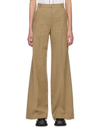 Pushbutton - Wide-legs Trousers - Lyst
