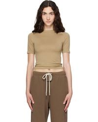 Fear Of God - Khaki Shrunken Baseball T-Shirt - Lyst