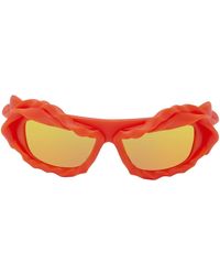 OTTOLINGER - Ssense Exclusive Red Twisted Sunglasses - Lyst