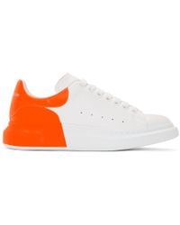 alexander mcqueen trainers orange