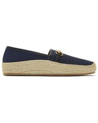 Gucci Espadrilles a mors bleu marine GG Mignon