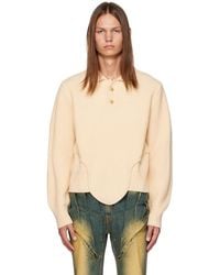 JUNTAE KIM - Corset Sweater - Lyst