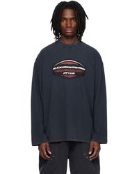 Alexander Wang - Long Sleeve Shield Graphic T-Shirt - Lyst