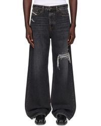 DIESEL - Relaxed Low Waist D-Rise Jeans - Lyst