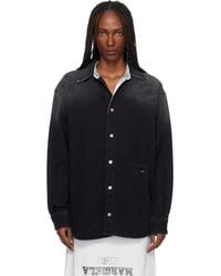 MM6 by Maison Margiela - Long-Sleeved Denim Shirt - Lyst