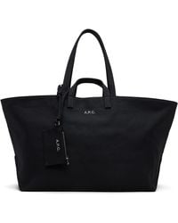 A.P.C. - 'Le Drummer' Toile Tote - Lyst