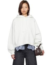 Acne Studios - Logo Fleece Hoodie - Lyst