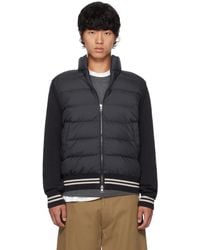Moncler - Paneled Down Cardigan - Lyst