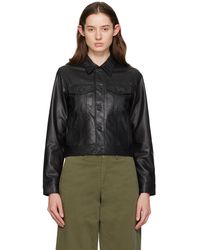 Rag & Bone - ブラック Debbie レザージャケット - Lyst