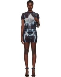 Jean Paul Gaultier - ブラック＆ブルー The Squeletor ミニワンピース - Lyst