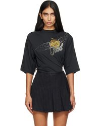 DIESEL - Justaucorps Concert Noir À Images - Lyst