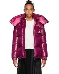 Moncler 'wilson' Down Jacket - Purple
