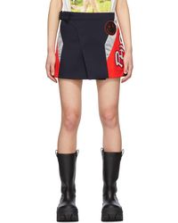 Phipps - Ssense Exclusive Multicolor Polyester Mini Skirt - Lyst