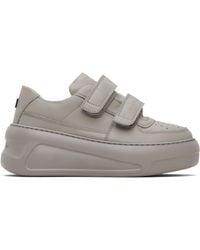 Acne Studios - Velcro Strap Platform Sneakers - Lyst