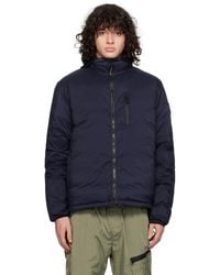 Canada Goose - Navy Lodge Down Jacket - Lyst