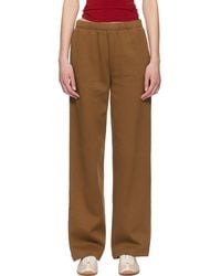Skims - Cotton Fleece Classic Straight Leg Lounge Pants - Lyst