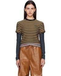 ANDERSSON BELL - Stripe Ls T-Shirt - Lyst
